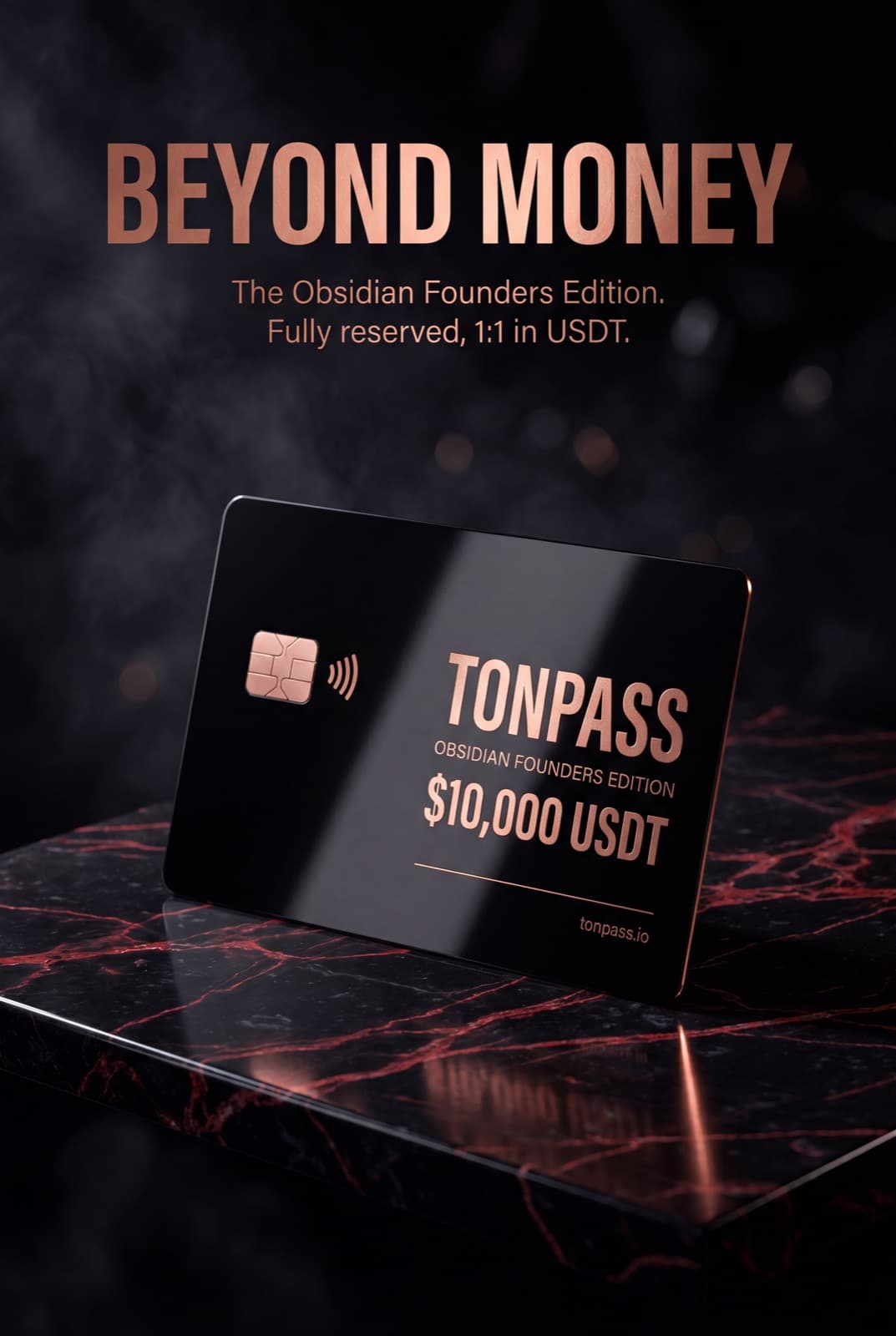 TonPass poster — BEYOND MONEY